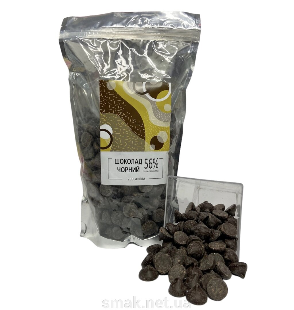 Шоколад чорний Trinidad Dark 56 Zeelandia 1кг від компанії Інтернет магазин "СМАК" - фото 1