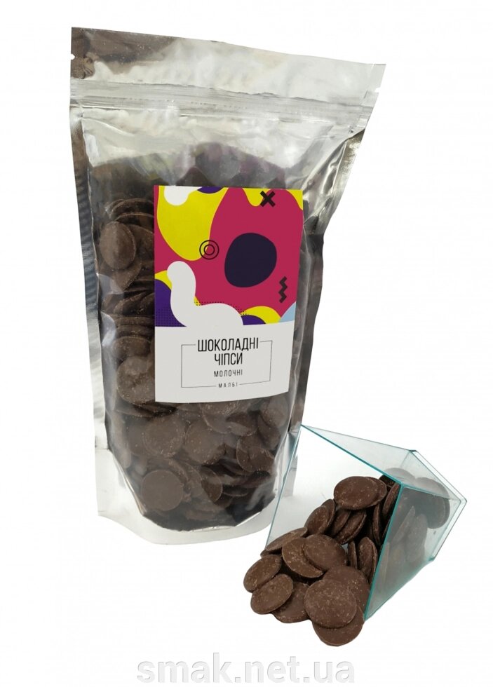 Шоколадні Чіпси ( глазур ) Молочні ( 1 кг ) від компанії Інтернет магазин "СМАК" - фото 1