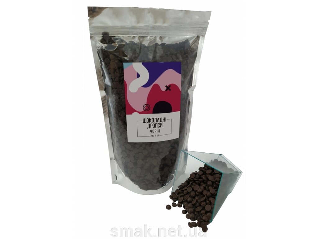 Шоколадні Дропси ( глазур ) чорні ( 1 кг ) від компанії Інтернет магазин "СМАК" - фото 1