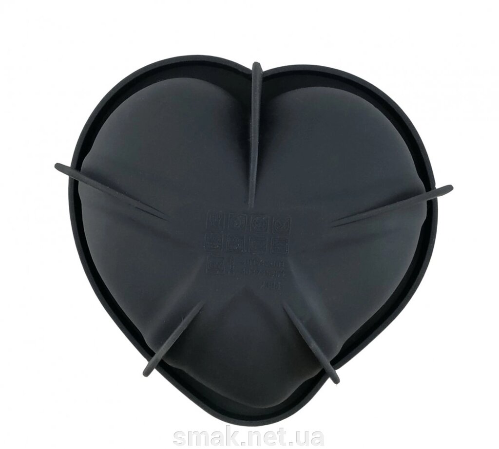 Силіконова Форма евродесертов Серце від компанії Інтернет магазин "СМАК" - фото 1
