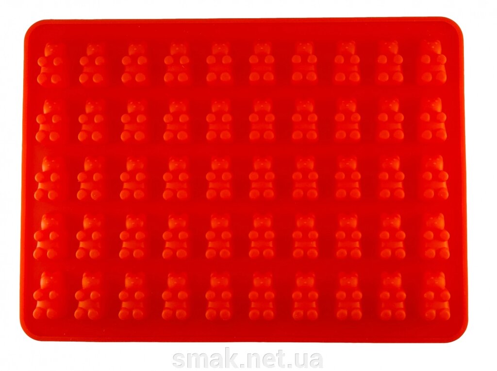 Силіконова форма Ведмедика з 50-ти (колір в асортименті) від компанії Інтернет магазин "СМАК" - фото 1