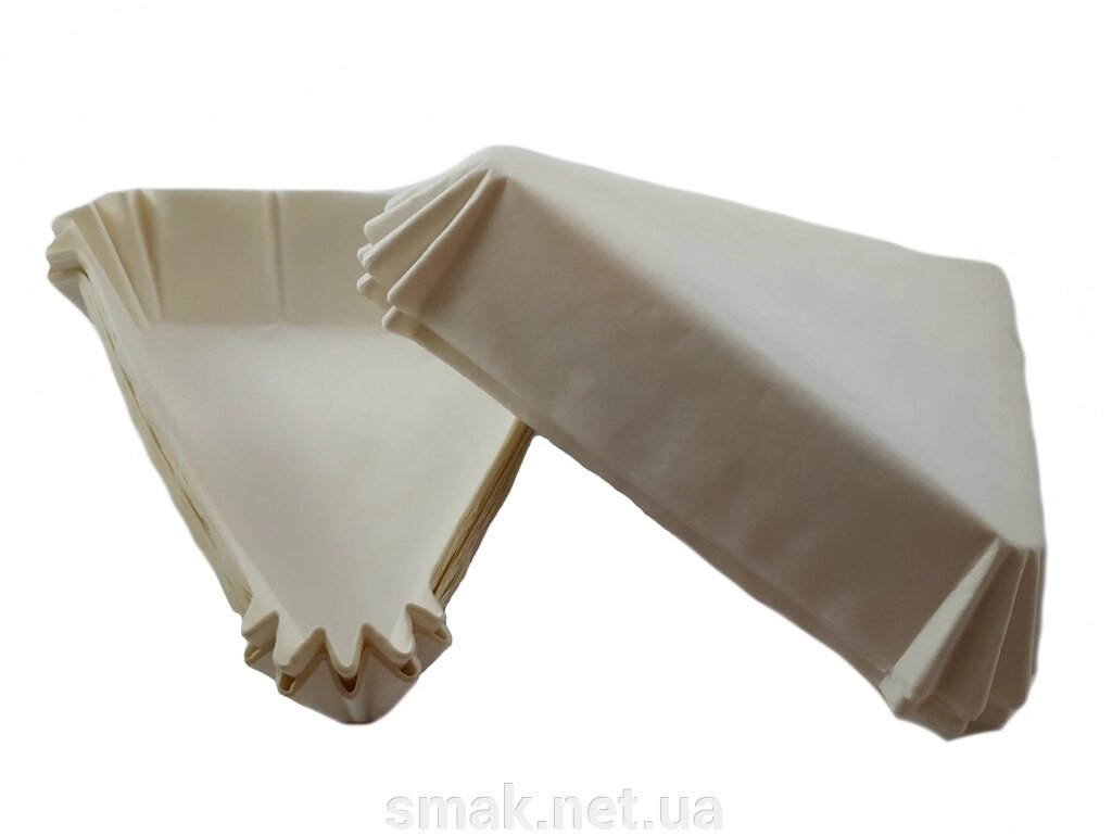 Тарталетки (капсули) паперові для десертів Білі (1156020 мм) від компанії Інтернет магазин "СМАК" - фото 1