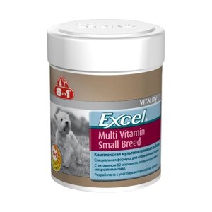 8in1 EXCEL Multi Vitamin Small breed (8в1 ЕКСЕЛЬ Мультивітамін) харчова добавка для собак дрібних 70 таблеток
