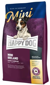Happy Dog Mini Irland корм для собак дрібних порід з лососем і кроликом, 300 г