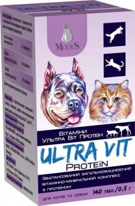 Вітаміни Ультра Віт Протеїн для собак та кішок 0,5 мл 140 шт, Modes