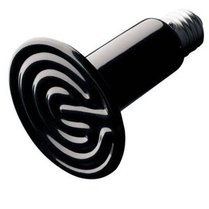 Інфрачервона лампа керамічна випромінювач для обігріву тварин 75W