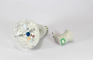 Диско лампа LASER Rotating lampi, вращающаяся светодиодная диско лампа-шар