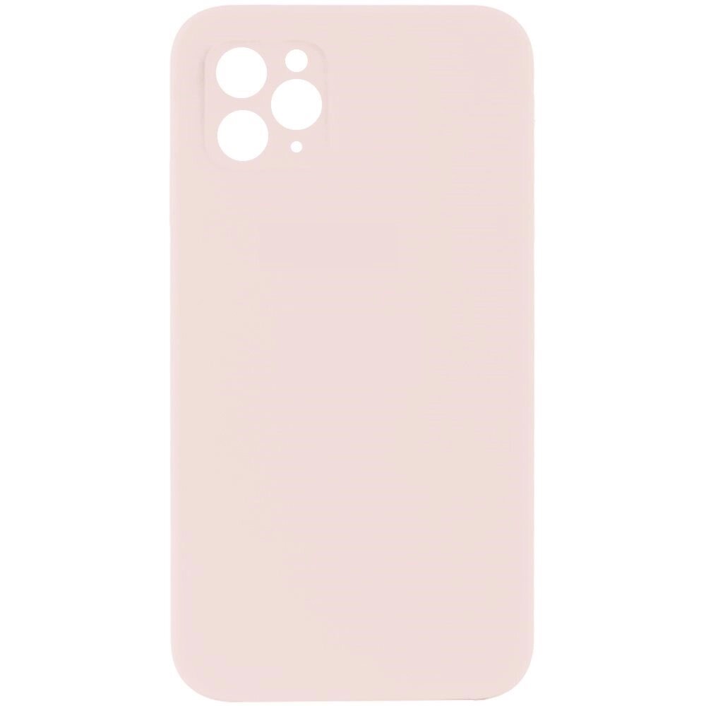 Чохол із захистом камери Silicone Case Full Apple iPhone 12 Pro Max Chalk Pink від компанії Лізок - фото 1