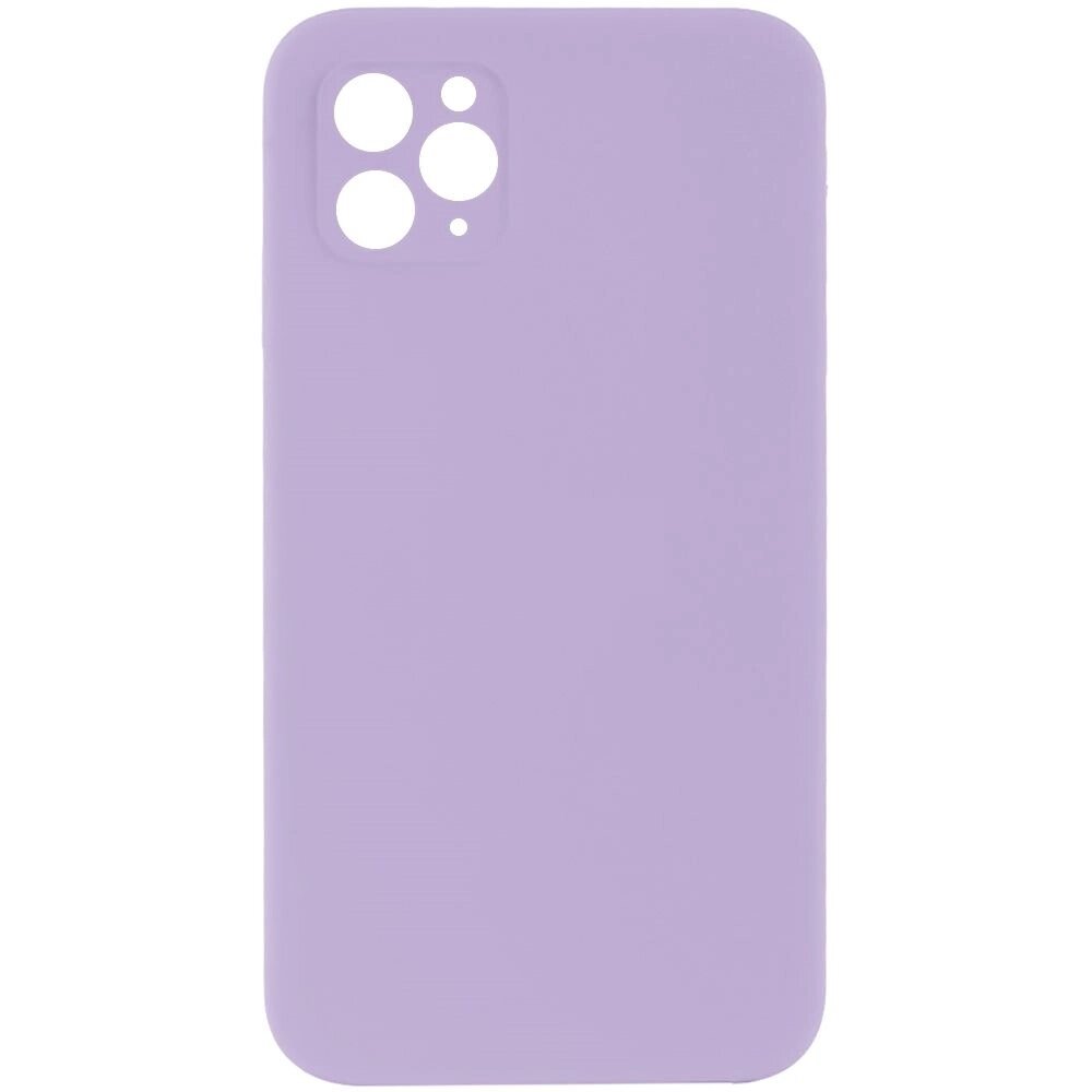 Чохол із захистом камери Silicone Case Full Apple iPhone 12 Pro Max Elegant purple від компанії Лізок - фото 1
