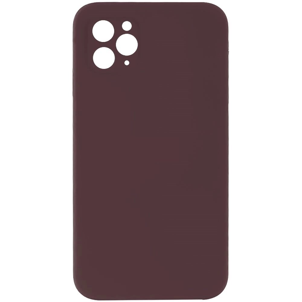 Чохол із захистом камери Silicone Case Full Apple iPhone 12 Pro Max Plum від компанії Лізок - фото 1