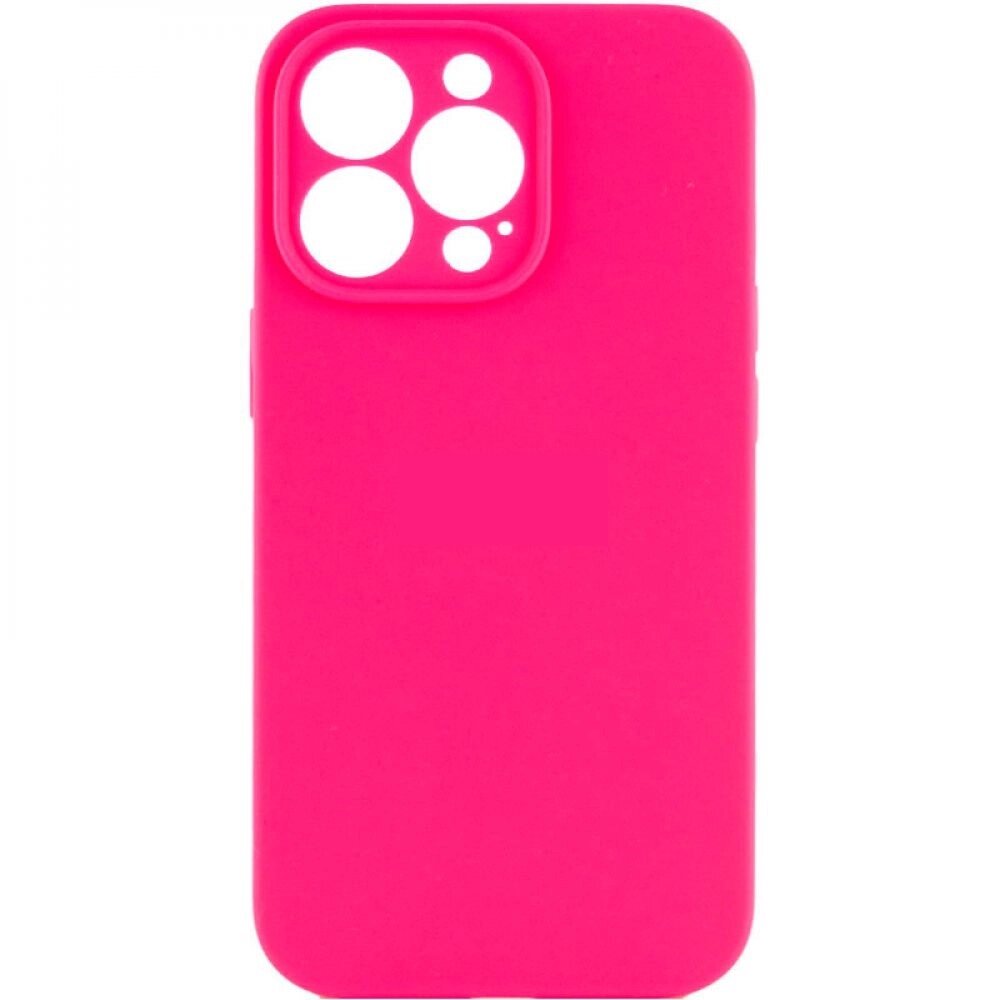 Чохол із захистом камери Silicone Case Full Apple iPhone 13 Pro Shiny pink від компанії Лізок - фото 1
