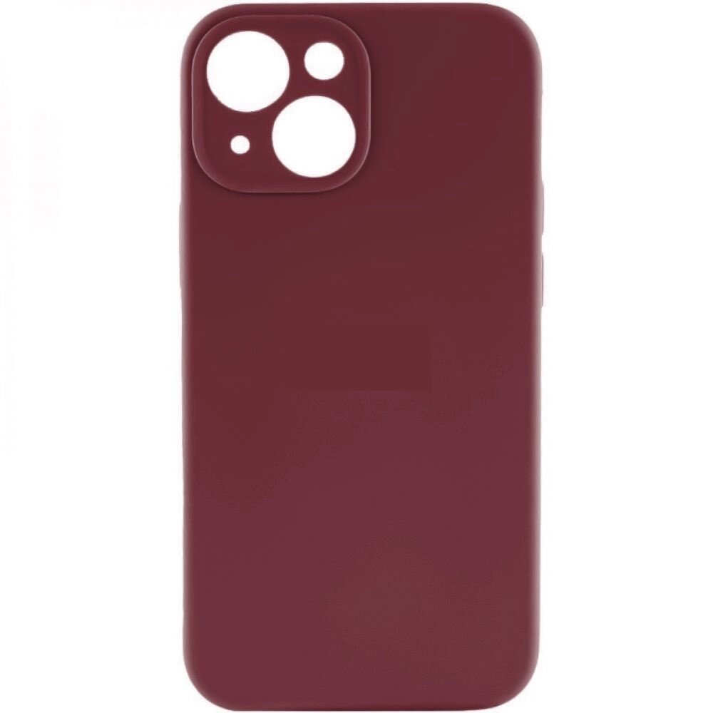 Чохол із захистом камери Silicone Case Full Apple iPhone 13 Rose red від компанії Лізок - фото 1