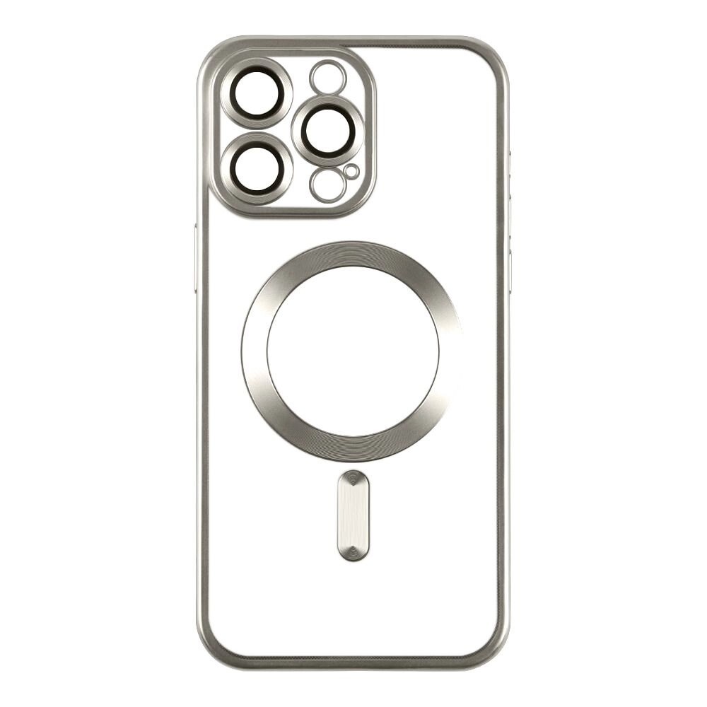 Чохол TPU Metallic Chrome Full Camera Magsafe Apple iPhone 15 Titan від компанії Лізок - фото 1
