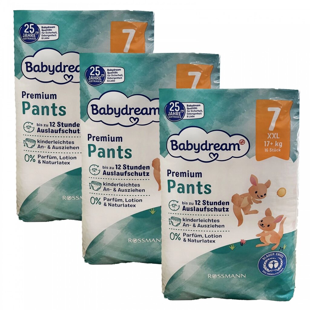 Дитячі підгузки-трусики Babydream Premium 7 XXL (17+ кг) 48 шт від компанії Лізок - фото 1