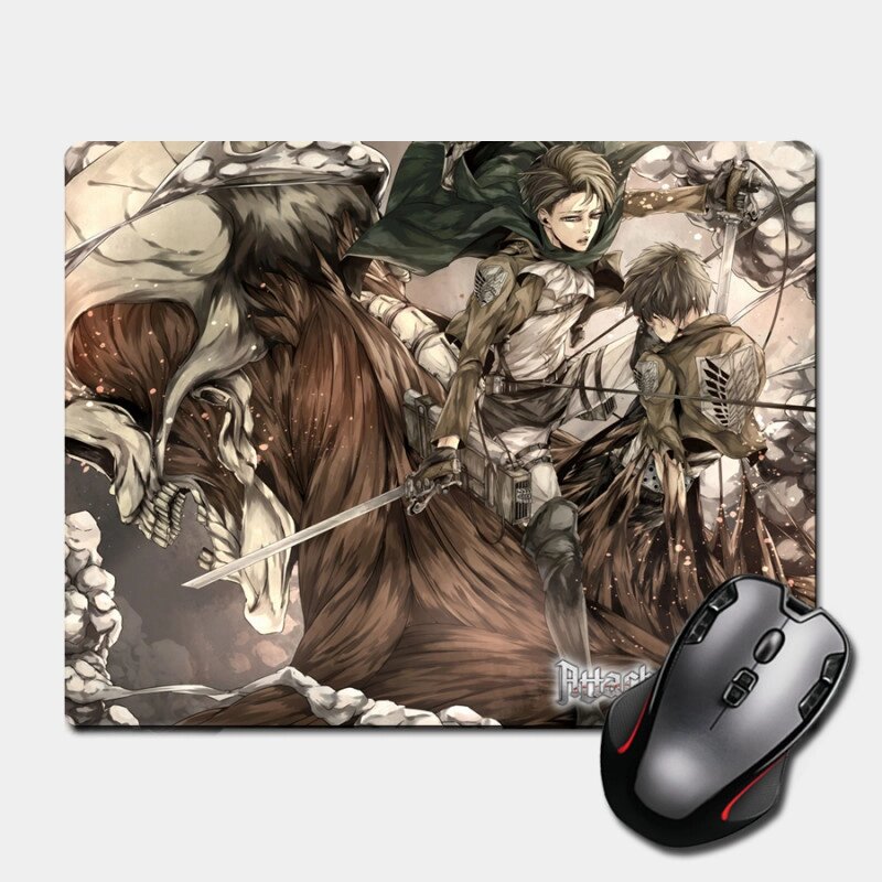 Ігрова поверхня Nextprint Леві на Титані Атака титанів маленький - Attack on Titan 220 х 180 мм (14914) від компанії Лізок - фото 1