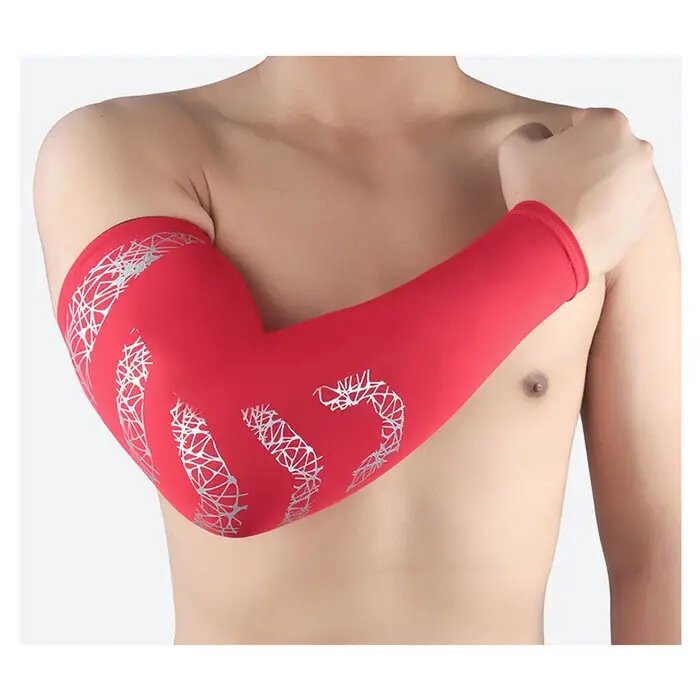 Компресійний рукав еластичний бандаж Clefers LVR 001 XL 42x29x19 см Red (16026-hbr) від компанії Лізок - фото 1