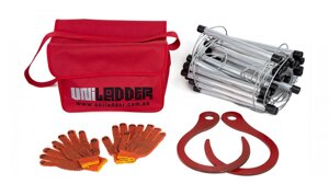 Універсальні рятувальні сходи Uniladder 4L-20 метрів Silver (v-12188)