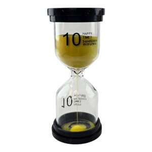 Пісочний годинник No Brand 10 хвилин Жовтий пісок (DN30777F)