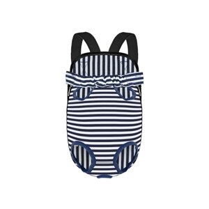 Рюкзак-кенгуру для тварин No Brand SY210814 Strip S перенесення котам собакам