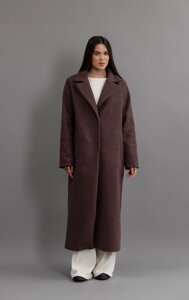 Пальто класичне Bessa Бордовий 6811 L