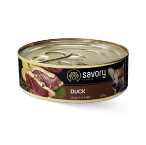 Вологий корм для дорослих собак Savory з качкою 0.1 кг (30457)