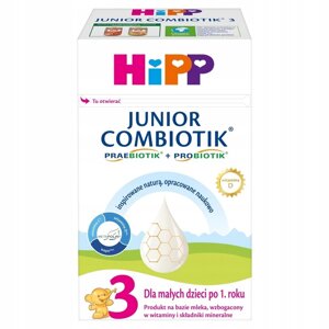 Дитяча суха молочна суміш HiPP Junior Combiotik 3 для дітей віком від 1 року 550 г
