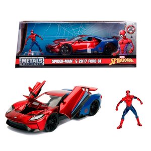 Автомодель машинка Марвел Форд GT (2017) із фігуркою Людини-Павука IG-OL185905 Jada