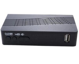 Цифрова приставка No Brand T2-1 Wi-Fi USB YouTube IPTV Чорний (2390000006)