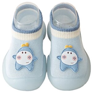 Шкарпеточки-черевички 2Life нековзні 24/25 (14,5 см) Блакитний (v-11971)