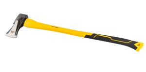 Сокира-колун MASTERTOOL 2000 г HRC50 810 мм Yellow and Black (05-0909)