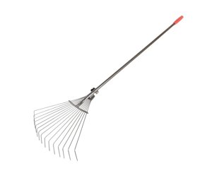 Граблі віялові MASTERTOOL GM розсувні дротяні з фарбованою ручкою 14-6296