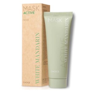 Маска для проблемної шкіри обличчя Mask Active White Mandarin 50 мл (99101198101)