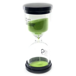 Годинник пісочний Duke на 45 хвилин 13х5.5х5.5 см Зелений пісок (DN32238C)