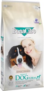Сухий корм для собак BonaCibo Adult Dog Form з м'ясом курки анчоусами та рисом 15 кг (BC405826)