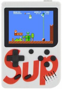 Кишенькова ігрова ретро приставка Sup Game Box 400 ігор dendy SEGA 8bit біла (1829343338)
