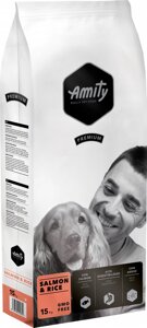 Корм для собак Amity Salmon Rice гіпоалергенний з лососем та рисом 15 кг (8436538940822)