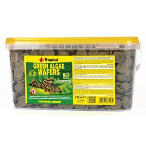 Сухий корм для травоїдних донних риб Tropical Green Algae Wafers таблетки 5 л 2,25 кг (66428)
