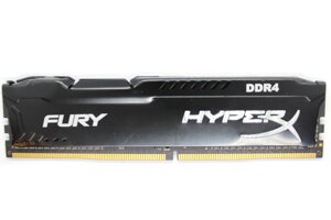Оперативна пам'ять Kingston HyperX DDR4-2400 4096MB PC4-19200 Fury Black (HX424C15FB/4)