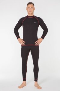 Термобілизна повсякденне чоловіче Radical Rock L Чорне з червоним (r0416)