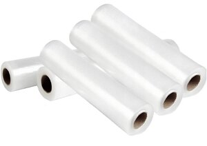 Пакети для вакуумного пакувальника No Brand 500х30 см 5 шт Прозорий (2104618671)