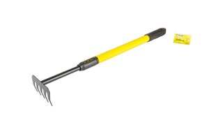 Граблі MASTERTOOL GM садові 5 зубів 640-910х100 мм (14-6178)