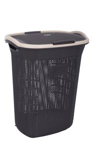 Кошик для білизни VIOLET HOUSE COFFEE Віолетта 59х37х48 см Коричневий (6481509)