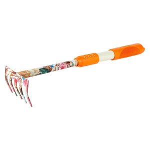 Граблі 5-ти зубові (orange) (TPR) FLORA (5043024)