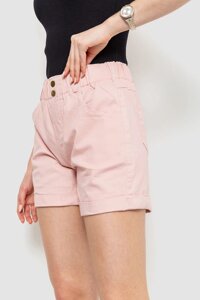 Шорти жіночі на гумці з манжетом пудровий 214R638 Ager 25