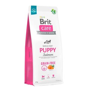 Сухий корм для цуценят Brit Care Dog Grain-free Puppy із лососем 12 кг (172195)