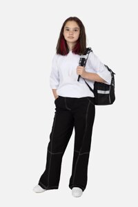 Штани для дівчинки Yuki 134 см Чорний ЦБ-00253481 (SKT001002106)