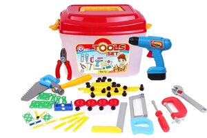 Ігровий набір ТехноК Набір інструментів у валізці 26х19х18 см Різнокольоровий (4395)