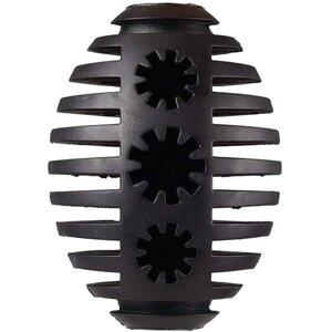 Гумова іграшка для собак Flamingo Gladiator Rugby M 7,3 х 7,3 х 10 см Чорний (5400585127232)