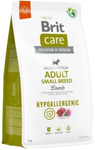 Корм для собак малих порід Brit Care Dog Hypoallergenic Adult Small Breed гіпоалергенний з ягням 7 кг