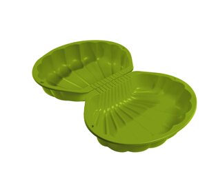 Пісочниця у вигляді морської раковини та басейн 88x74x21 см Big Зелений OL228534